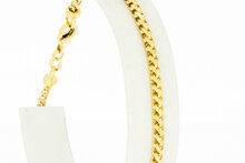 Fuchsschwanz Armband 18 Karat Gold - 21,1 cm