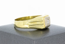 585 Gold Herren-Diamantring - 22,5 mm