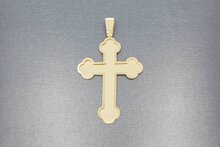 585 Gold Kreuz Anh&auml;nger Herren- 5,8 cm