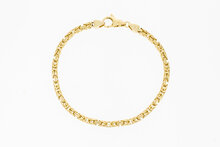 585 Gold Byzantinisches Herren armband - 24,1 cm