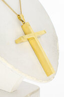 Gold Herren Kreuzanh&auml;nger 18 Karat - 4,8 cm