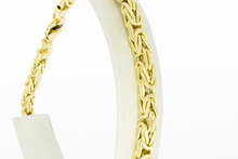 Byzantinisches M&auml;nner Armband 585 Gold - 24,7 cm