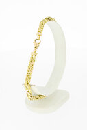 Byzantinisches M&auml;nner Armband 585 Gold - 24,7 cm