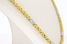 Byzantinische M&auml;nnerkette 18 Karat Gelbgold - 74 cm