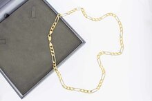 18 Karat Figaro M&auml;nnerkette - 59,6 cm