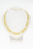 Goldkette Figaro 14 Karat - L&auml;nge 61 cm