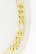 Goldkette Figaro 14 Karat - L&auml;nge 61 cm