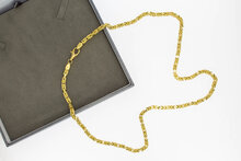 18 Karat Byzantinische K&ouml;nigskette - 61 cm