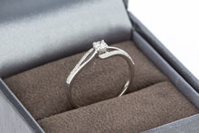 9 Karat Gold Ring Damen mit Diamant 0,10 ct - Ringgr&ouml;&szlig;e 52