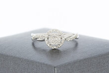 9 Karat Gold Ring Damen mit Diamant 0,10 ct - Ringgr&ouml;&szlig;e 51