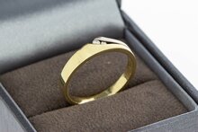 14 Karat Damen Diamantring - 18,1 mm