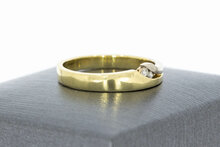 14 Karat Damen Diamantring - 18,1 mm