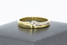 14 Karat Damen Diamantring - 18,1 mm