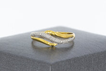 375 Bicolor Gold Damenring - 16,3 mm