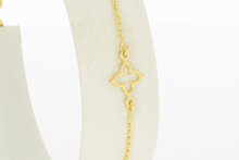 9 Karat Gold Armband f&uuml;r Damen - 18,5 cm