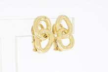 14 Karat Gold Designer Ohrclips Damen - 2 cm