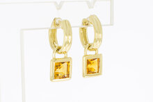 585 Edelstein Damen Ohrh&auml;nger - 2,3 cm