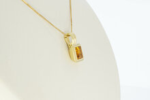 14 Karat Edelstein Damen anh&auml;nger - 2 cm