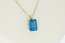 18 Karat Topas Damen Anh&auml;nger - 2,2 cm