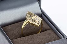 Vintage 14 Karat Diamant Damenring - 17,5 mm