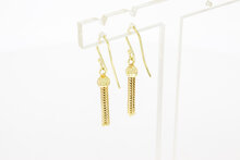 Vintage Damen Ohrh&auml;nger 14 Karat Gold - 3,7 cm