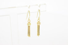 Vintage Damen Ohrh&auml;nger 14 Karat Gold - 3,7 cm