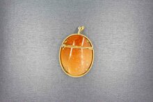 Vintage Cameo Damen Anh&auml;nger 585 Gold