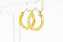 Klassische Geldgold Ohrringe set - 1,9 cm