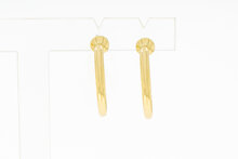 Damen Ohrringe 750 Gelbgold - 2,2 cm