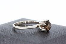 Wei&szlig;gold Quarz Ring 18 Karat - 17,2 mm