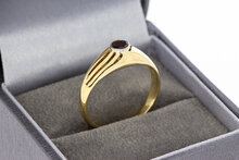 Damen Solit&auml;rring 14 Karat Gold - 17,9 mm