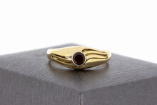 Damen Solit&auml;rring 14 Karat Gold - 17,9 mm