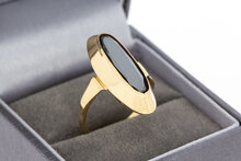 H&auml;matit Damenring 14 Karat Gold - 17,2 mm