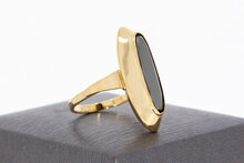 H&auml;matit Damenring 14 Karat Gold - 17,2 mm