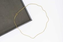 14 Karat Gold Panzer Damen Collier - 43,5 cm