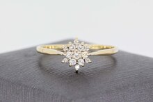 14 Karat Saphir Goldring Damen - 20,3 mm