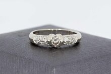 750 Gold Diamant Ring Damen - 16,9 mm