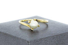 Perlenring Damen 14 Karat Gelbgold - 18,3 mm