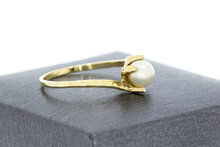 Perlenring Damen 14 Karat Gelbgold - 18,3 mm