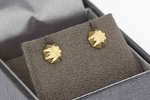 Damen Ohrstecker 14 Karat Gold - 0,6 cm