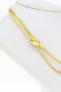 Doppelknoten Damen Goldkette 14 Karat - 42 cm