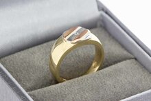 Pinky Zirkonia Ring 14 Karat - 14,6 mm