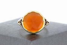 Karneol Ring 14 Karat Gold - 17,9 mm