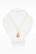 14 Karat Gold Kamee Anh&auml;nger Damen