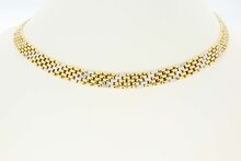 Milaneser Damen Gold Kette 14 karat - 43,3 cm