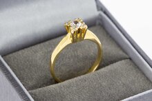Goldene Damen Ring 18 Karat - 16,8 mm