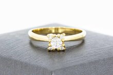 Goldene Damen Ring 18 Karat - 16,8 mm
