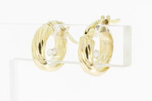 14 Karat Gold Ohrringe Damen - 1,3 cm