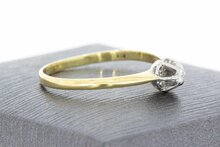 Diamant Ring Damen 14 Karat Gold - 19,5 mm