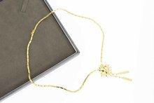 14 Karat St&auml;bchen Damen Goldkette - 43,5 cm